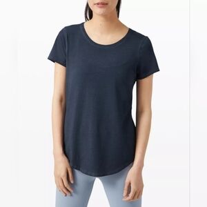 Lululemon Athletica Navy Short Sleeve Tee
